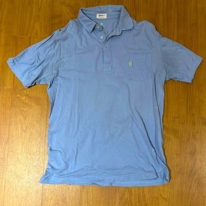 Johnnie-O collared shirt. Size medium. Color pastel blue